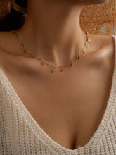 Colorful round bead pendant necklace Sai Feel